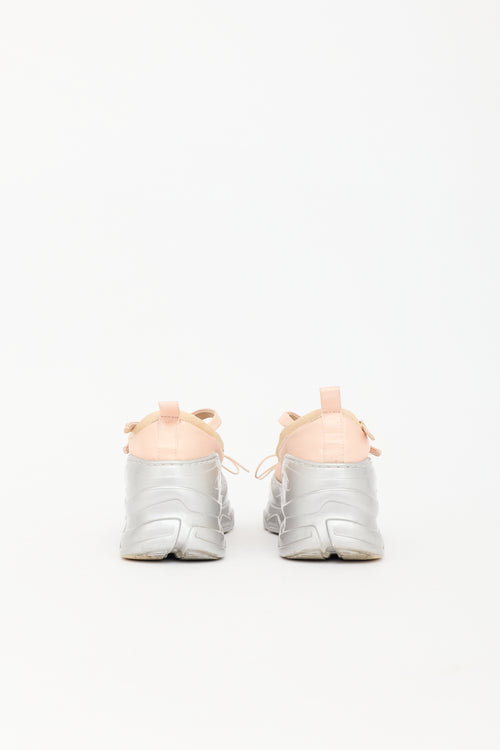 Simone Rocha Satin Trek Ballerina Sneaker