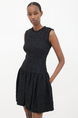 Simone Rocha Tweed Sleeveless Mini Dress