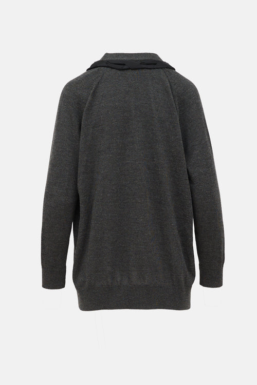 Simone Rocha Wool Braided Cardigan