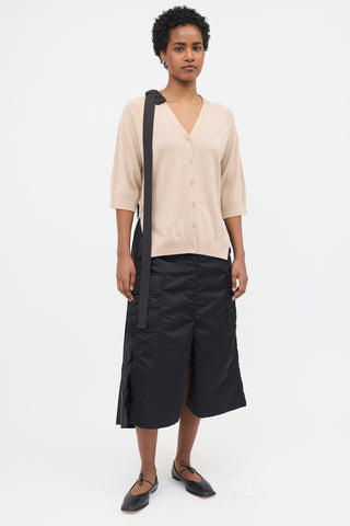 Simone Rocha Wool Three Quarter Cardigan