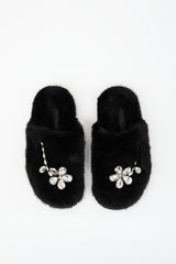 Simone Rocha Faux Fur Slipper Mule
