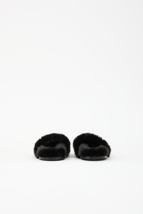 Simone Rocha Faux Fur Slipper Mule