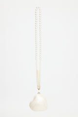Simone Rocha Faux Pearl Heart Bag