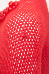 Simone Rocha Knit Mesh Embellished Sweater