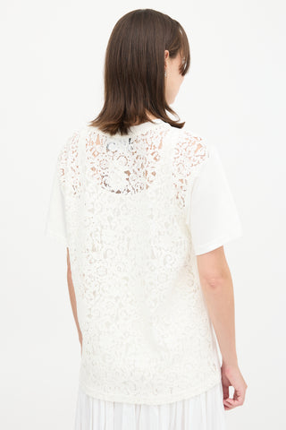 Simone Rocha Lace Pocket T-Shirt