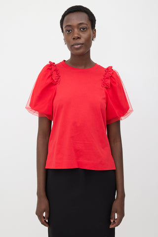Simone Rocha Layered Puff Sleeve T-Shirt
