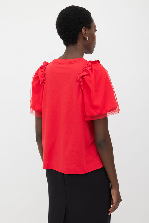 Simone Rocha Layered Puff Sleeve T-Shirt