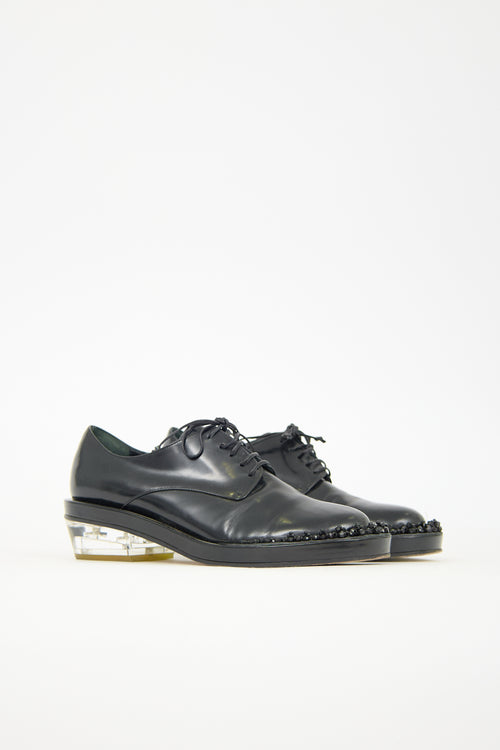 Simone Rocha Leather Embellished Derby