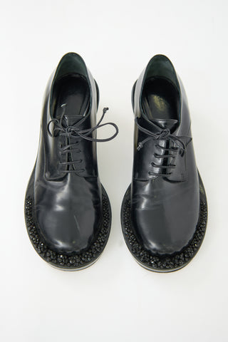 Simone Rocha Leather Embellished Derby