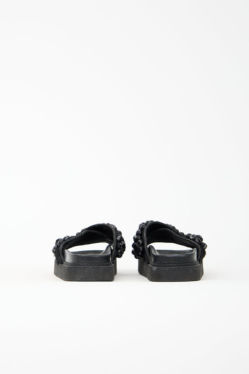 Simone Rocha Leather Embellished Sandal
