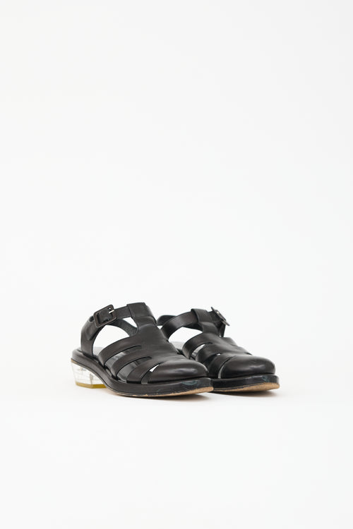 Simone Rocha Leather Fisherman Sandal