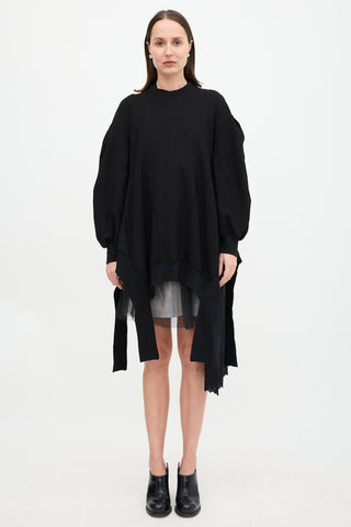 Simone Rocha Patchwork Crewneck Sweater