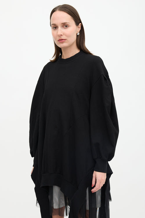 Simone Rocha Patchwork Crewneck Sweater