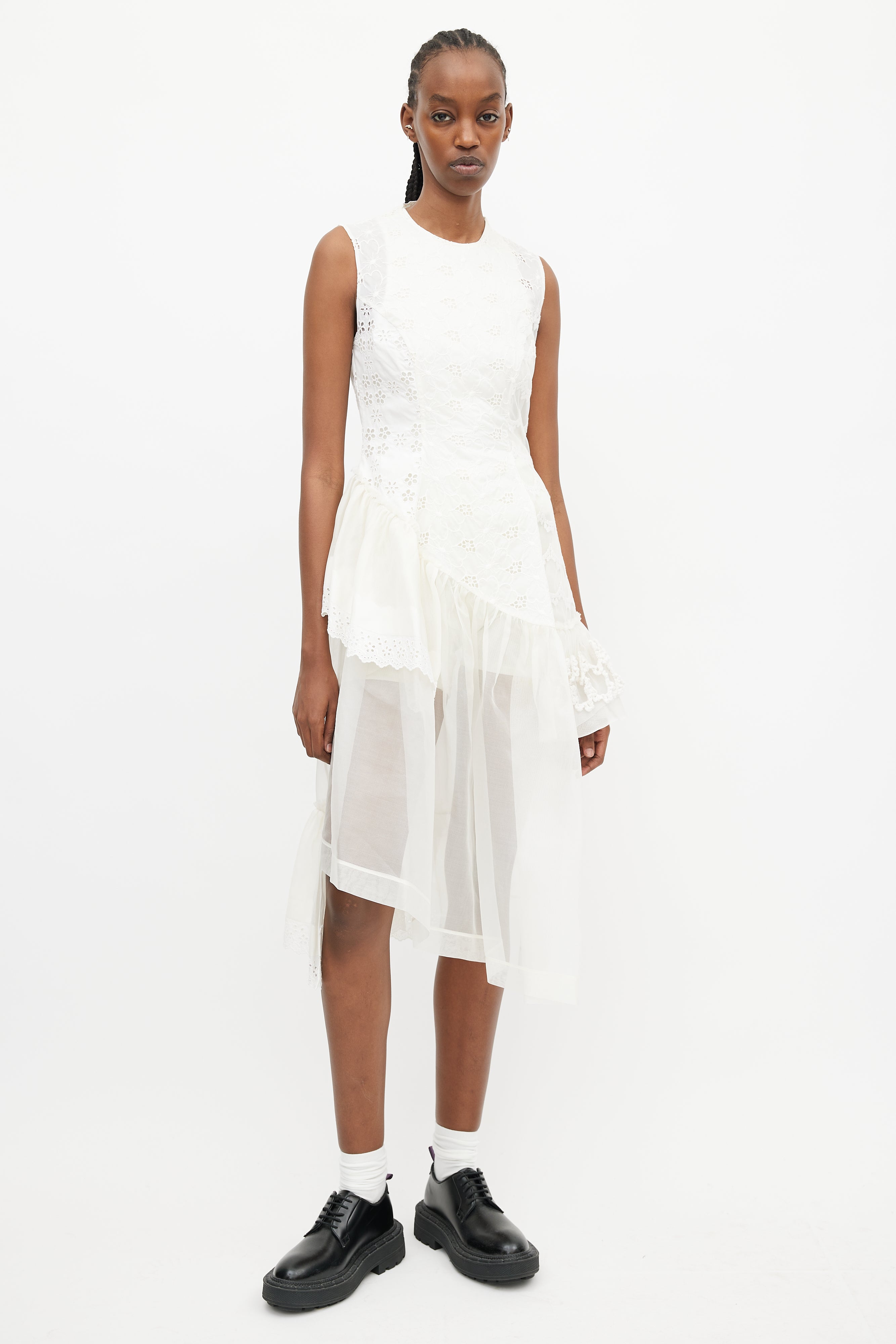 Simone Rocha // Spring 2017 White Lace Sheer Dress – VSP Consignment