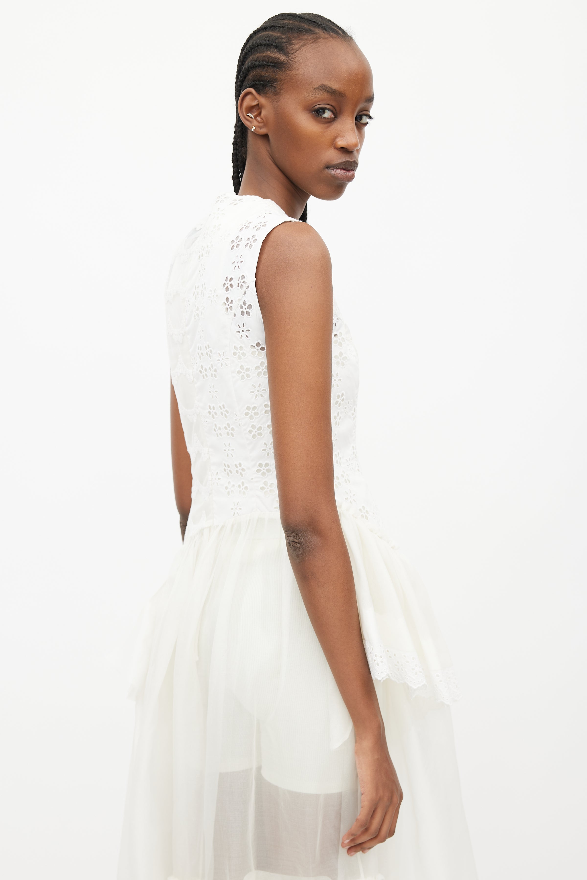 Simone Rocha // Spring 2017 White Lace Sheer Dress – VSP Consignment