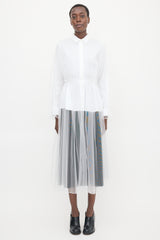 Noir Kei Ninomiya SS 2020 Layered Tulle Shirt