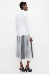 Noir Kei Ninomiya SS 2020 Layered Tulle Shirt