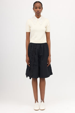 Cecilie Bahnsen Crinkled Nylon Angel Shorts