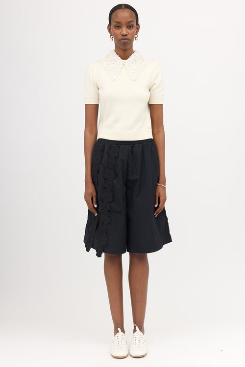 Cecilie Bahnsen Crinkled Nylon Angel Shorts