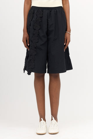 Cecilie Bahnsen Crinkled Nylon Angel Shorts