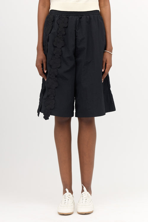 Cecilie Bahnsen Crinkled Nylon Angel Shorts