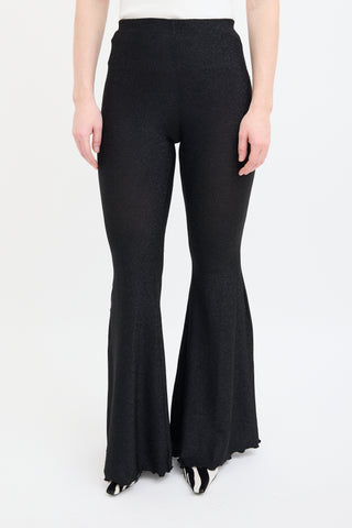 Sleeper Black Cosmos Lurex Pant
