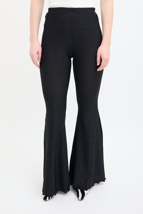 Sleeper Black Cosmos Lurex Pant