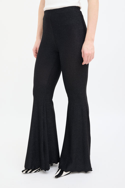 Sleeper Black Cosmos Lurex Pant