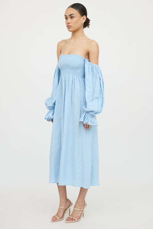 SleeperLinen Ruched Dress