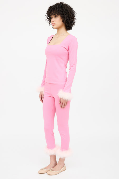 Sleeper Weekender Feather Co-Ord Set