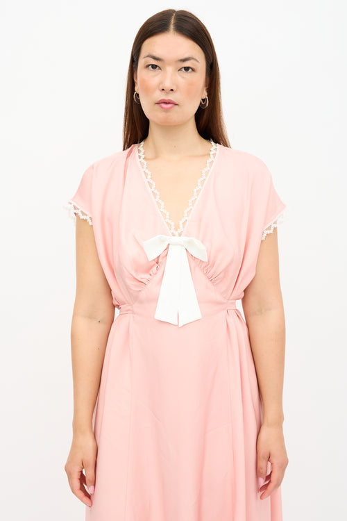 Sleeper Satin The Bow Dress