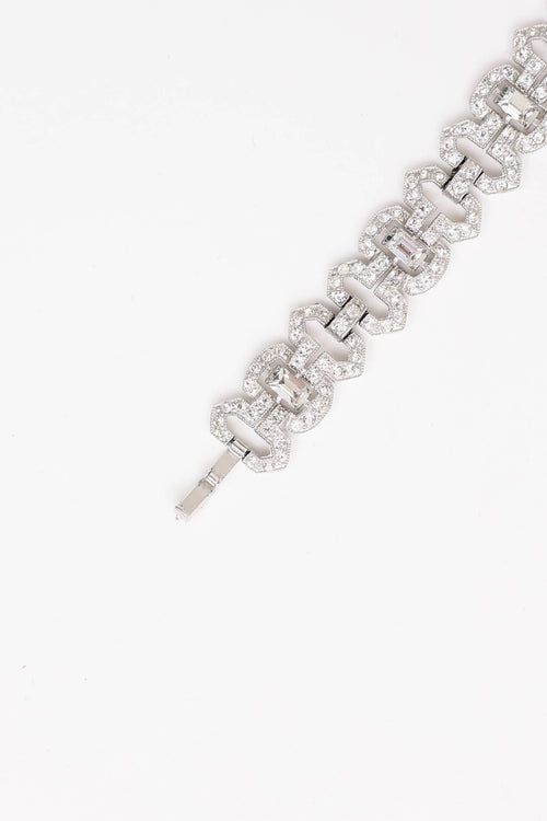 Fine Jewelry 1930's Diamante Art Deco Bracelet