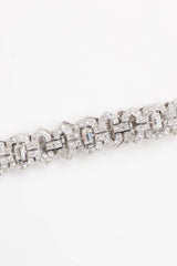 Fine Jewelry 1930's Diamante Art Deco Bracelet