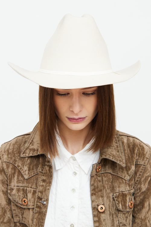 Smithbilt Cream Western Felt Hat