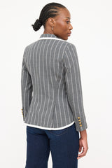 Smythe Stripe One Button Blazer