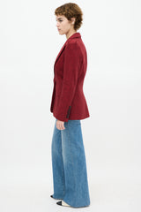 Smythe Tweed Box Pleat Blazer
