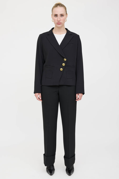 Smythe Cuffed Wide Leg Pant