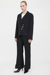 Smythe Cuffed Wide Leg Pant