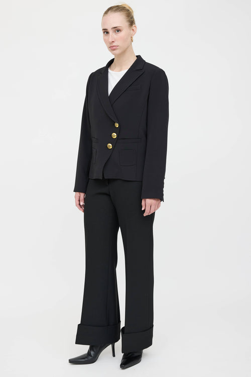 Smythe Cuffed Wide Leg Pant