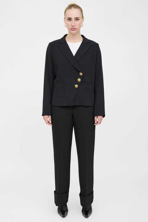 Smythe Cuffed Wide Leg Pant