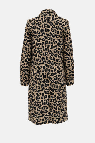 Smythe Patterned Jacquard Coat