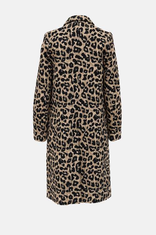 Smythe Patterned Jacquard Coat