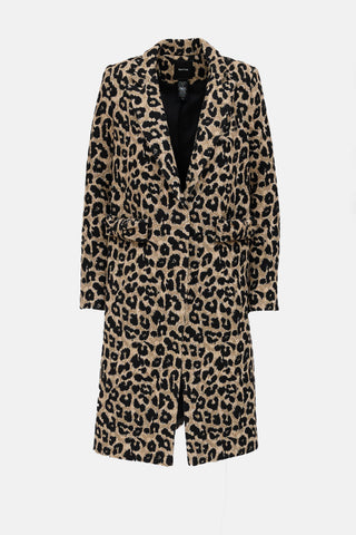 Patterned Jacquard Coat