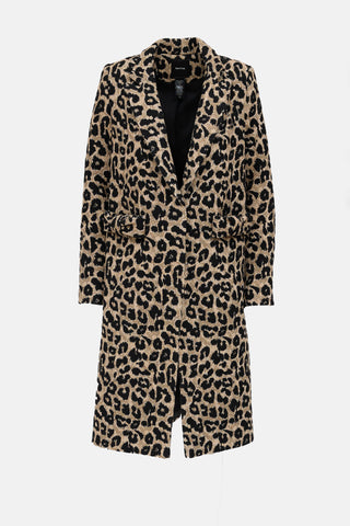 Patterned Jacquard Coat