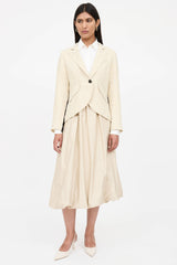 Smythe Linen Single Breasted Blazer