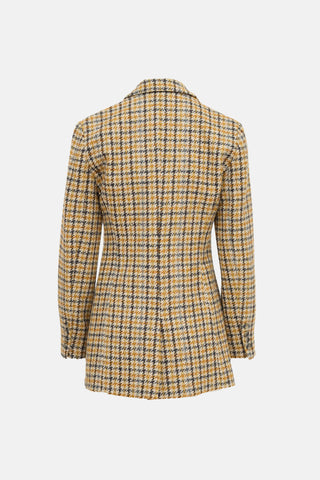 Tweed Tailored Boyfriend Blazer