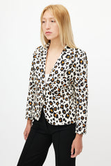 Smythe Printed 90s Shrunken Blazer