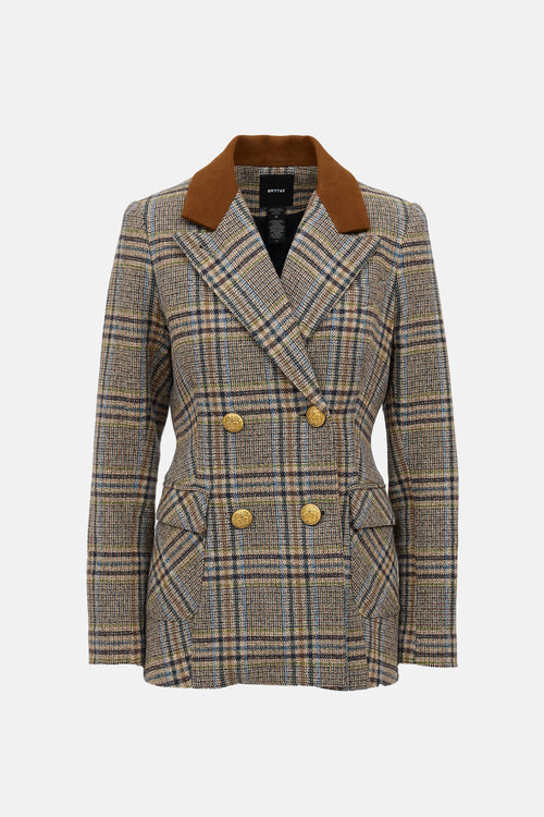 Smythe Tweed Double Breasted Blazer