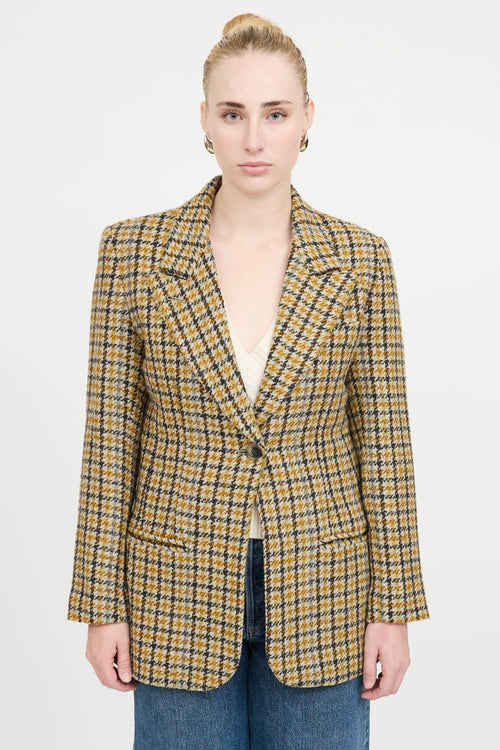 SmytheWool Houndstooth Blazer