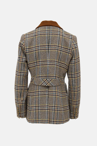 Smythe Tweed Double Breasted Blazer